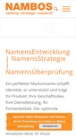 Mobile Screenshot of nambos.de