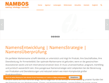 Tablet Screenshot of nambos.de